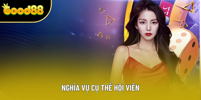 Nghĩa vụ cụ thể hội viên